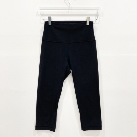Lululemon Align Crop Legging Black Athleisure 6 - Picture 5 of 9